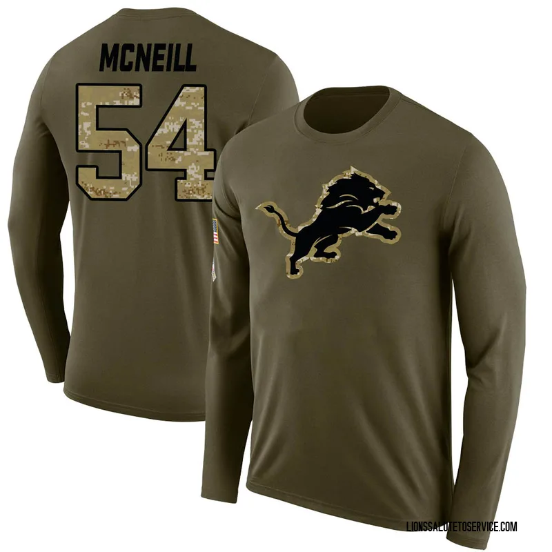 Alim McNeill Youth Detroit Lions Ash Pro Line Backer Pullover Hoodie - Pro  Sweatshirts